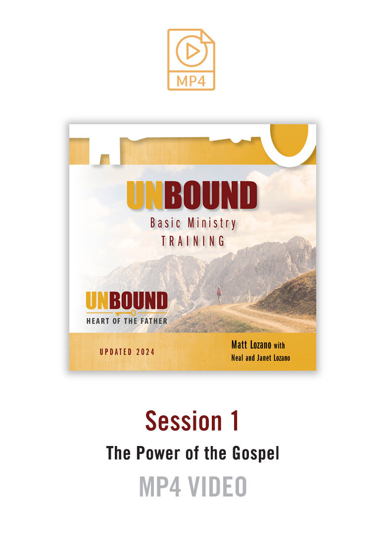 NEW! Unbound Basic Ministry Training Session 1 Video MP4:  The Power of the Gospel