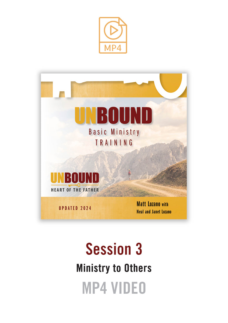 NEW! Unbound Basic Ministry Training Session 3 Video MP4:  Ministry to Others