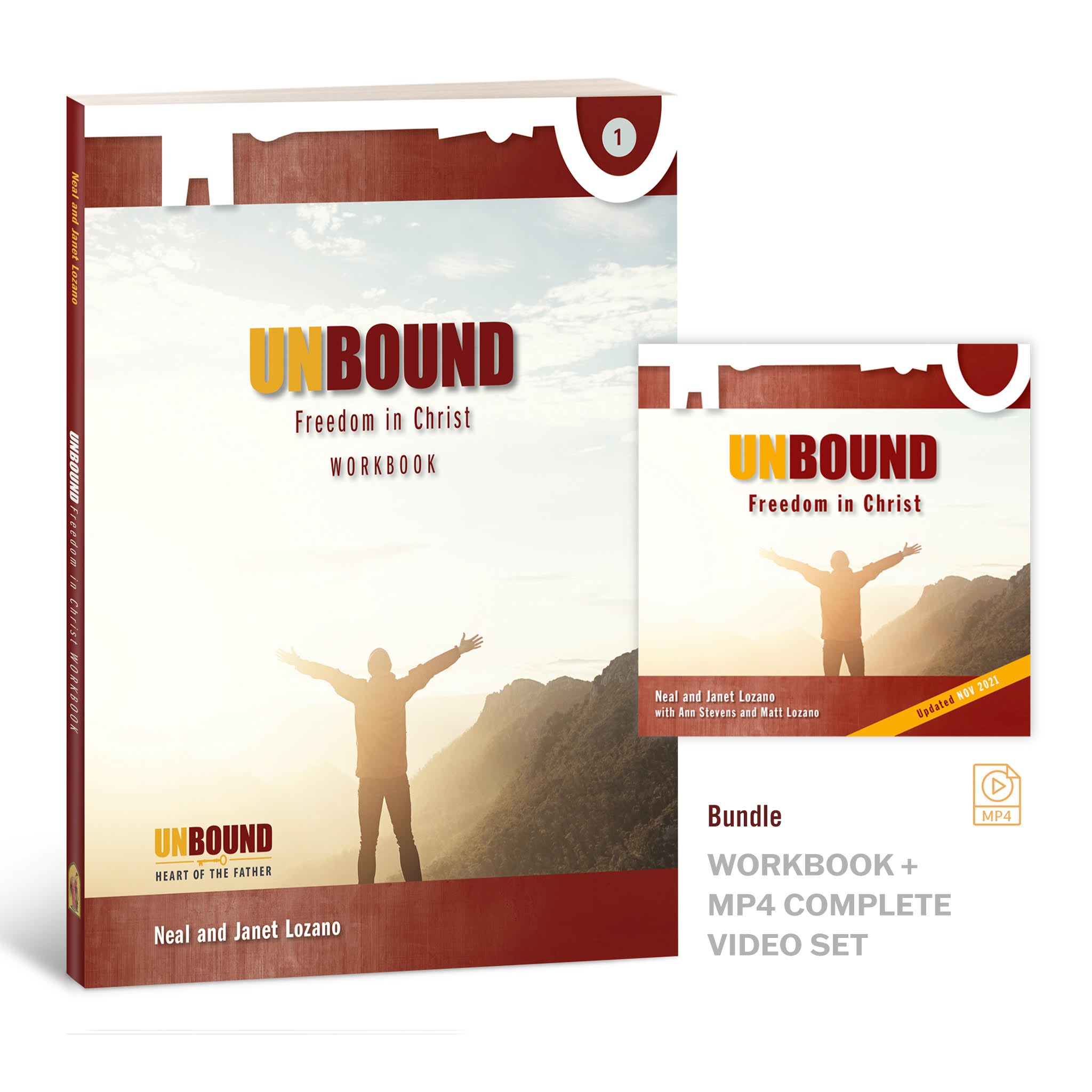 Unbound Freedom in Christ MP4 Videos + Workbook Set