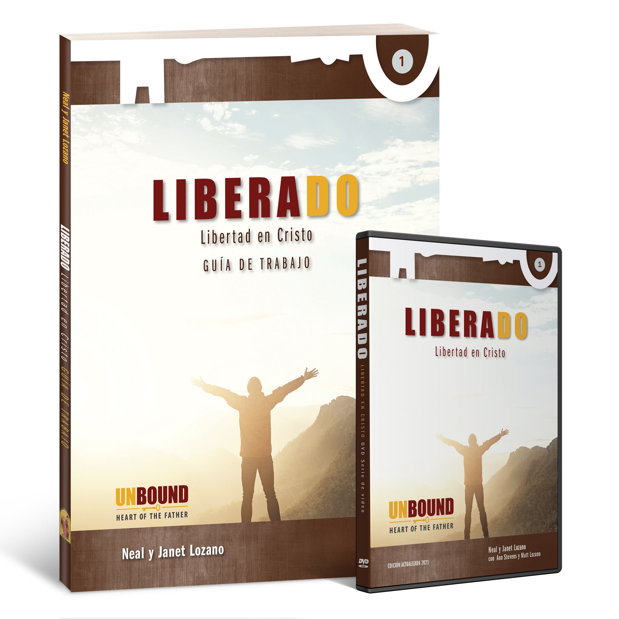 Conjunto de Liberado: Libertad en Cristo DVD y Guía de Trabajo