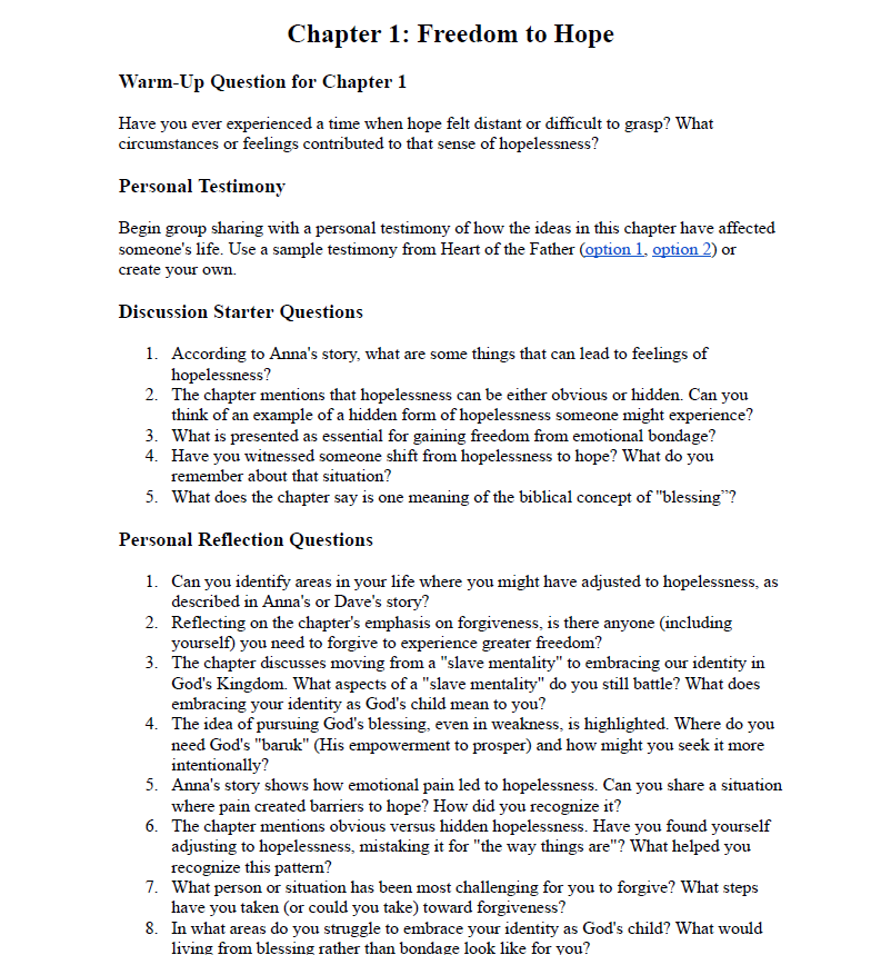 Unbound Book Study Guide (digital download)