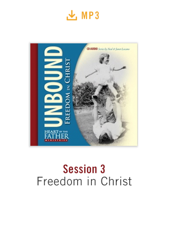 Unbound: Freedom in Christ Conference Session 3 audio MP3: Freedom in Christ